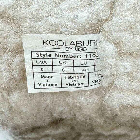 KOOLABURRA BY UGG Burra Dark Brown Short Boots Size 9 - Picture 11 of 11